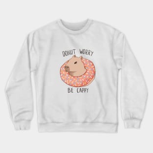 Capybara donut Crewneck Sweatshirt